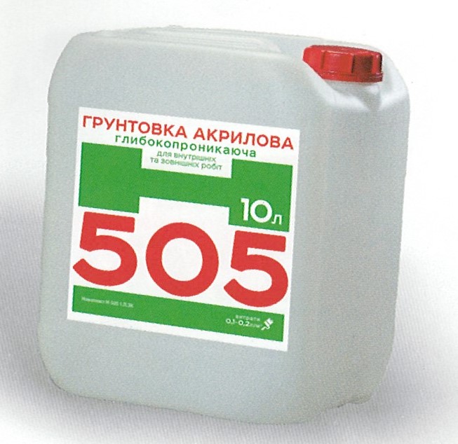 NOVA PLAST Ґрунтовка акрилова глибокопроникаюча Н-505